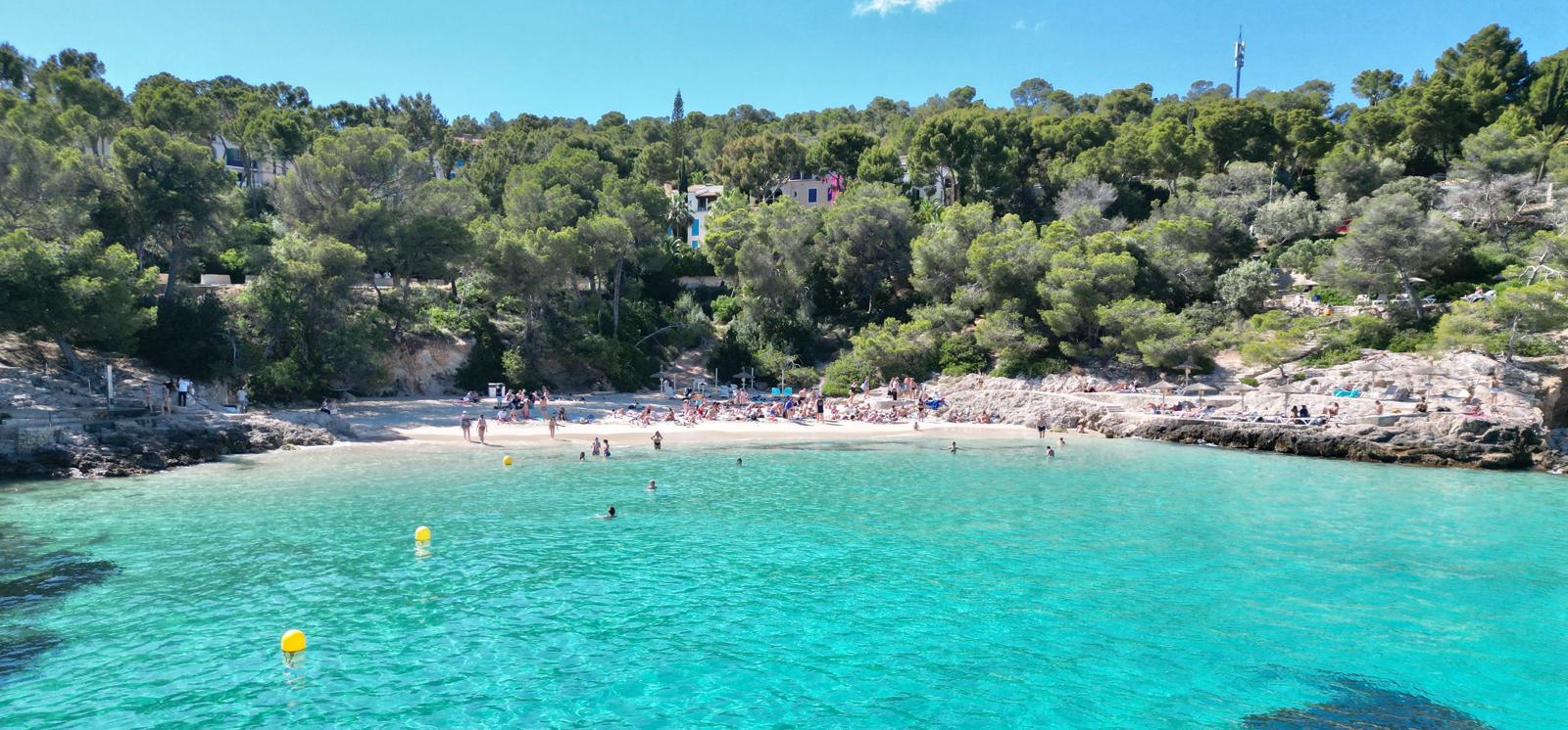 Strand an der Cala Comtesa, Mallorca