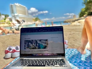 Homeoffice in der Cala Vinyes