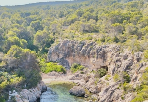 Cala Figuera Naturbucht mit Strand im Südwesten von Mallorca