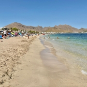 Llenaire la Diablera, Teil des Strandes von Port de Pollenca