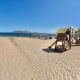 Spielplatz am Strand Llenaire la Diablera