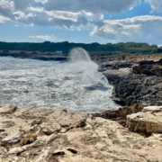 platja de s´Algar, Mallorca bei Sturm