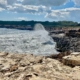 platja de s´Algar, Mallorca bei Sturm