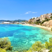 Langgezogener Familienstrand auf Mallorca, Playa de Portals Nous