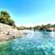 Schnorcheln in der Badebucht Cala Portals Nous, Mallorca