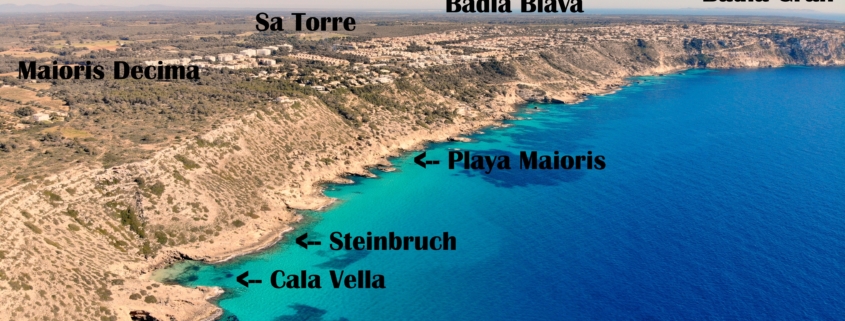 Luftbild Cala Maioris