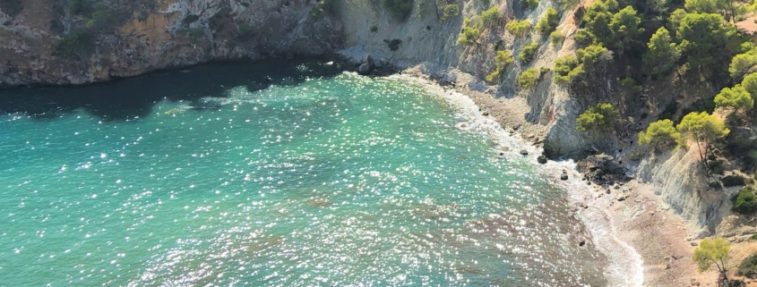 Mallorca, Cala Blanca, Badebucht